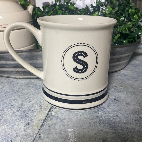 clay art Other - ❌❌❌❌SOLD Art Barbershop Mug Coffee Cup - Initial S